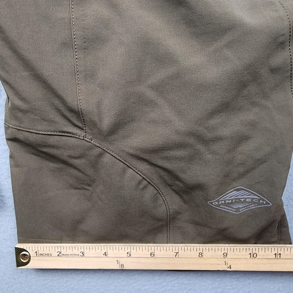 Columbia Snow Pants Mens Large 36x31 Brown Titanium Omni-Tech Waterproof Ski